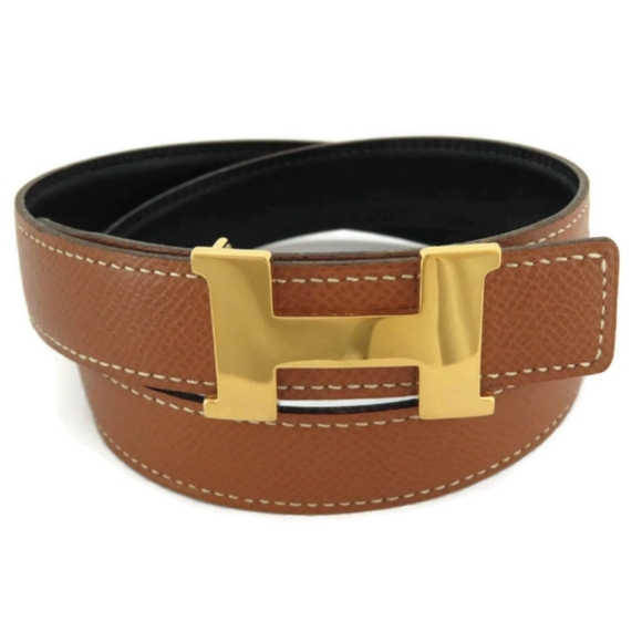 HERMES Accessories - 💯 AUTH HERMES LEATHER REVERSIBLE CONSTANCE H BELT